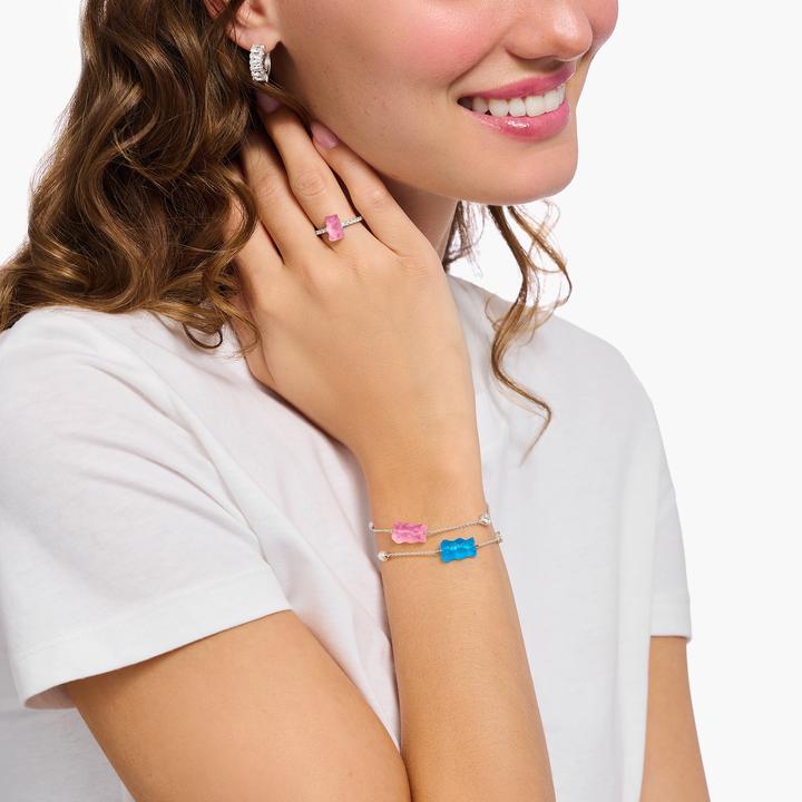 Image du produit Thomas Sabo Bracelet avec ourson d'or rose (19 cm, Argent sterling 925)