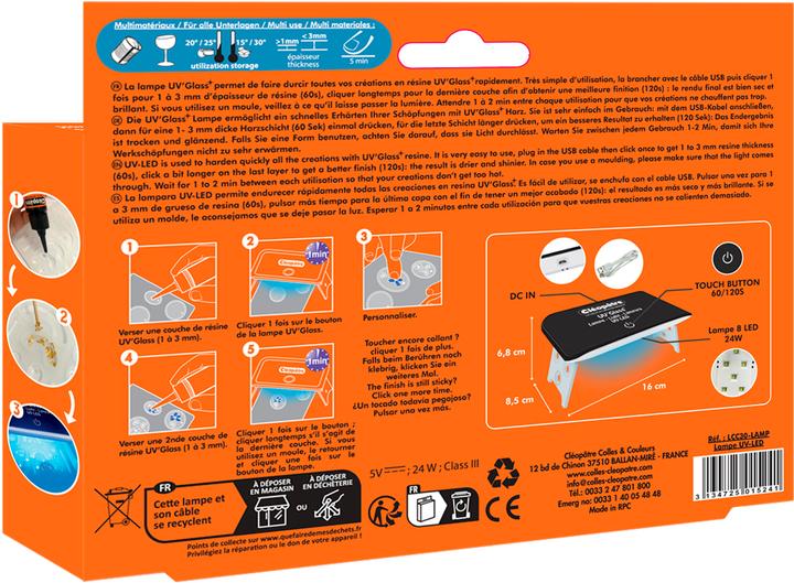 Actual product image Cléopâtre UV LED Lampe