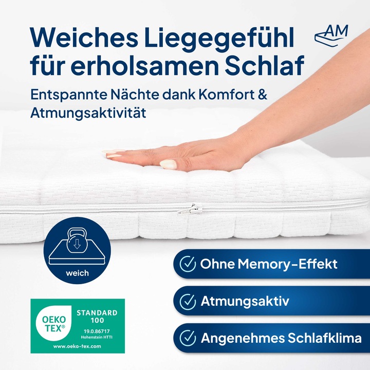 Actual product image AM Qualitätsmatratzen Basic comfort foam (140 x 190 cm)