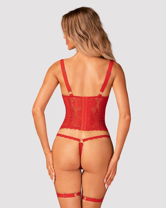 Produktbild Obsessive Belovya Corset - Red (XL)