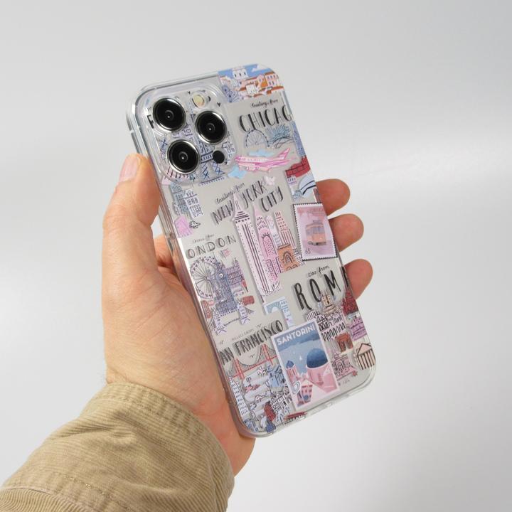 Produktbild PhoneLook Hülle Silikon Gummi Städte der Welt (Apple iPhone 15 Pro)