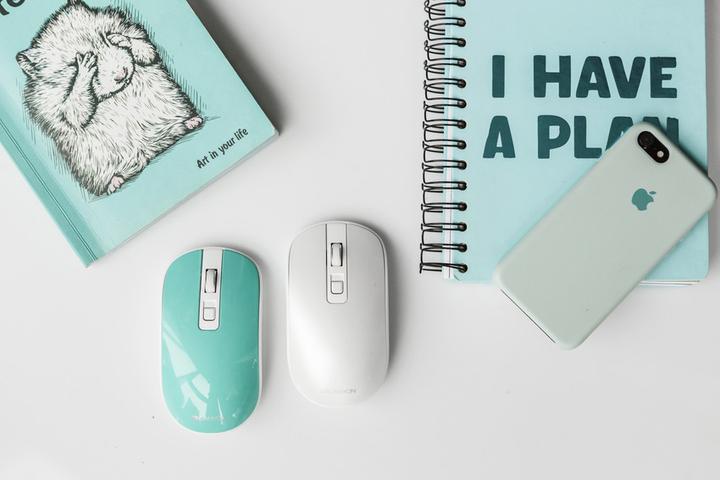 Produktbild Canyon Wireless rechargeable mouse with silent buttons MW-18, Aquamarine (Kabellos)