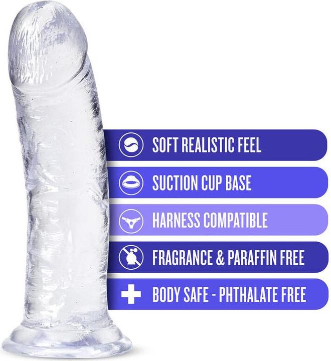Image du produit B yours Plus - Roar n” Ride Dildo - Clear