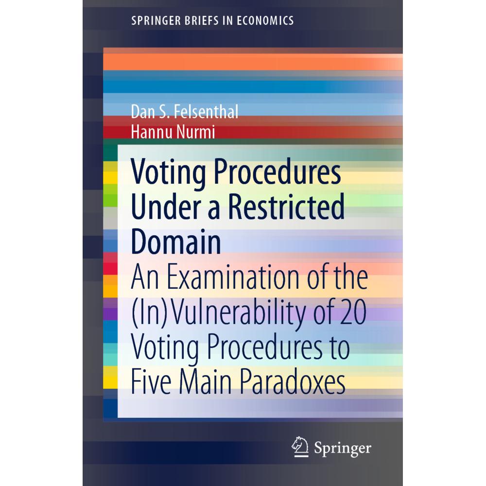 Voting Procedures Under a Restricted Domain, Fachbücher von Dan S. Felsenthal, Hannu Nurmi