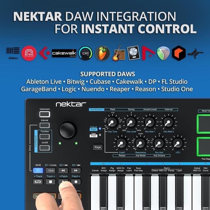 Produktbild Nektar Keyboard Controller Impact LX Mini (Keyboard)