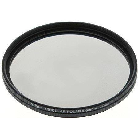 Nikon Zirkularpolfilter II (62 mm, Polarisationsfilter), Objektivfilter, Schwarz