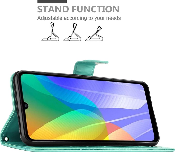 Produktbild Cadorabo Flower Book Cover (Huawei Y6p)