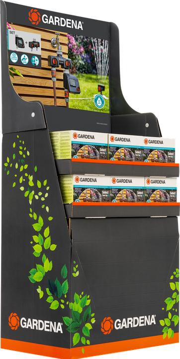 Image du produit Gardena Bewsserungssteuerung Select & 2-Wege-Verteiler Display (Ordinateur d'irrigation)