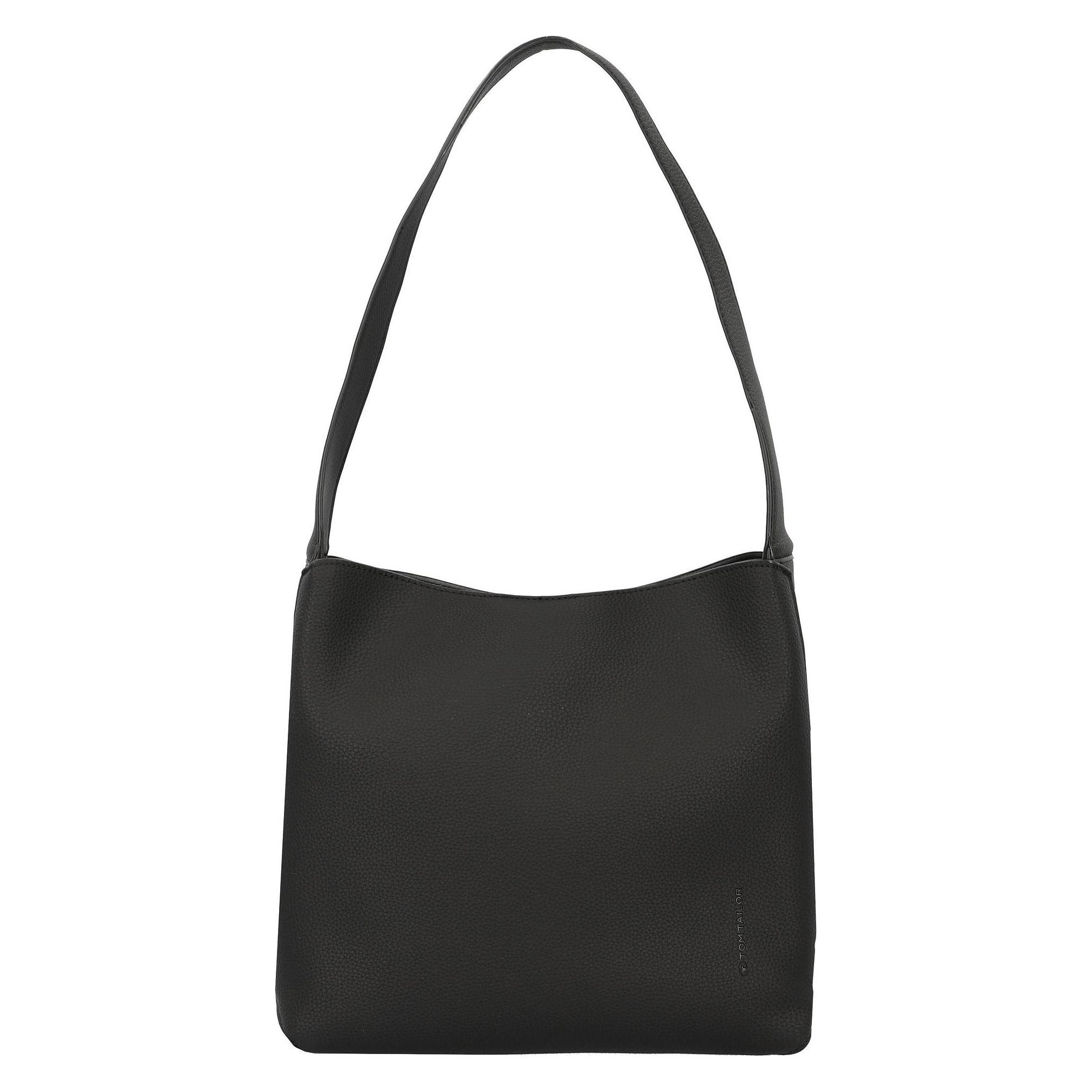 Tom Tailor, Damen, Handtasche, Angie Schultertasche 27.5 Cm, Schwarz