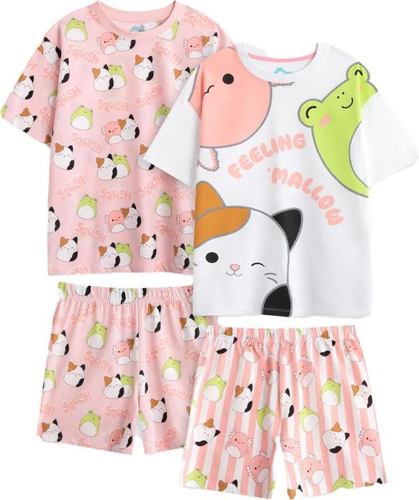 Produktbild Squishmallows Feeling Mallow Schlafanzug mit Shorts Mädchen (2erPack) (140)