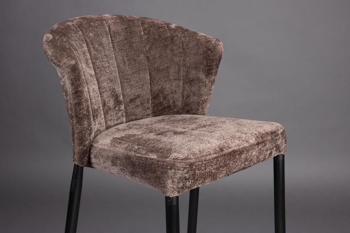 Actual product image Dutchbone Georgia Stool Counter Purple