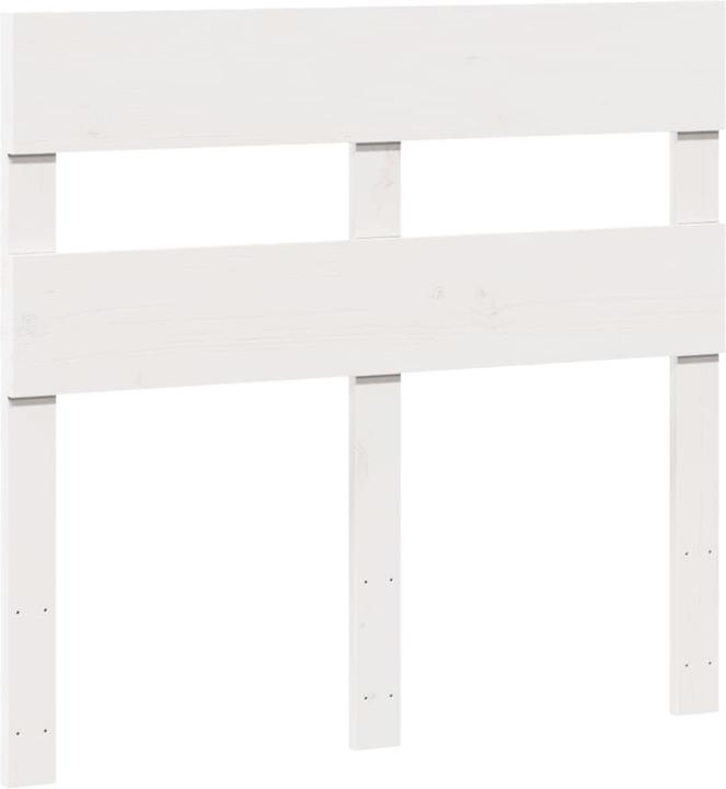 Valori nutrizionali e ingredienti VidaXL Letto in legno massiccio Letto in legno Letto pallet testata letto bianco 200x200cm pino (200 x 200 cm)