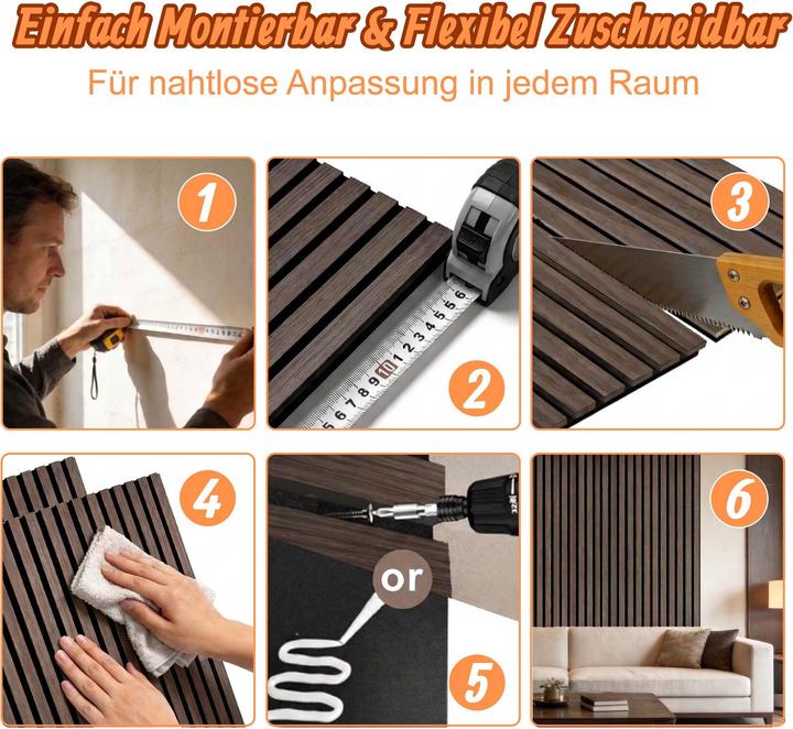 Productafbeelding Relaxdays 4x Akustikpaneele (1.44 m², 60 x 60 cm)