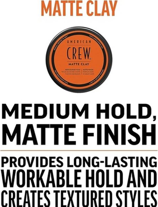 Actual product image American Crew Mat Clay (Hair paste, 85 ml)