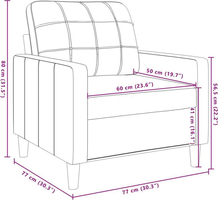 Actual product image vidaXL Sofagarnitur (Upholstery set)