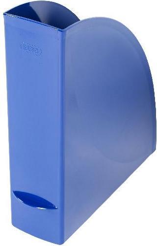 Produktbild Elba Stehsammler "wave", DIN A4, aus Kunststoff, blau aus bruchfestem Polystyrol, Füllvermögen: bis 700 B (A4)