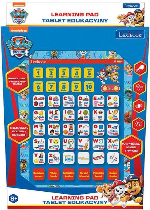 Lexibook Tablet educativo bilingue Psi Patrol (Polacco, Inglese)