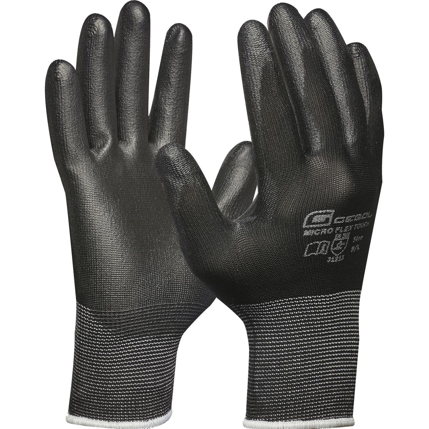 Gebol, Schutzhandschuhe, Schutzhandschuh Micro Flex Touch schwarz Grösse 10 (10)