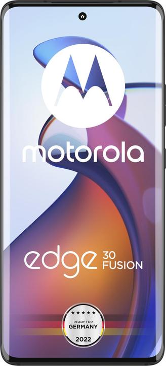 Actual product image Motorola Edge30 Fusion (128 GB, Cosmic Grey, 6.55", Dual SIM, 5G)