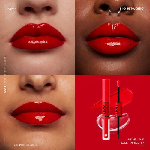 Produktbild NYX Professional Make-Up Shine Loud (17 Rebel In Red)