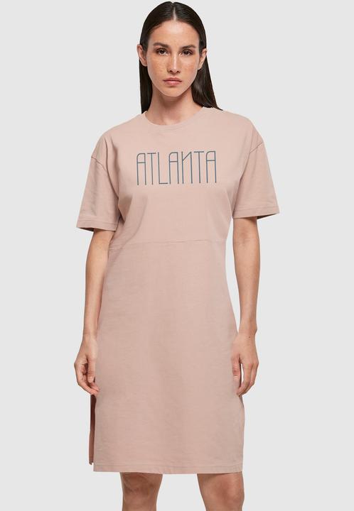 Produktbild Merchcode Ladie Atlanta Organic Oversized Slit Tee Dress - 174569 (S)