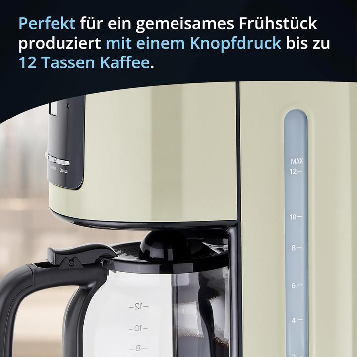 Produktbild KHG Kaffeemaschine KA-184 Creme