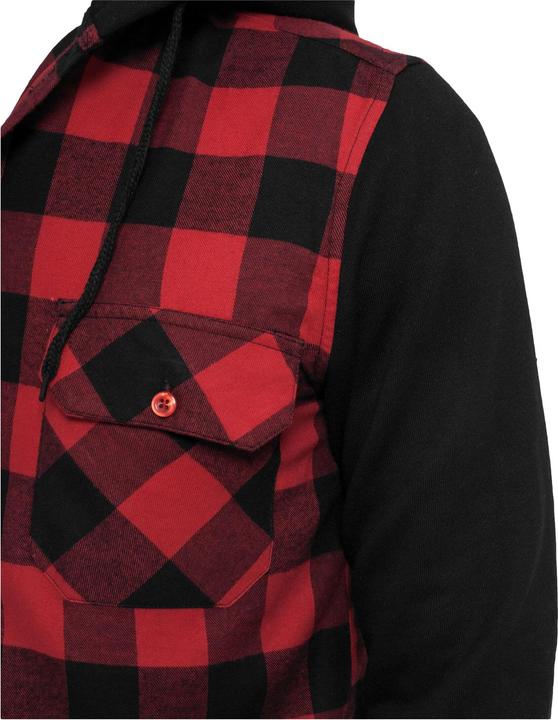 Immagine prodotto Urban Classics Camicia con cappuccio e maniche in flanella a quadri (XXL)