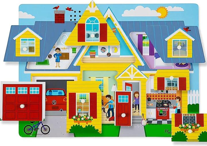 Produktbild Melissa & Doug Sound-Puzzle Haus (8 Teile)