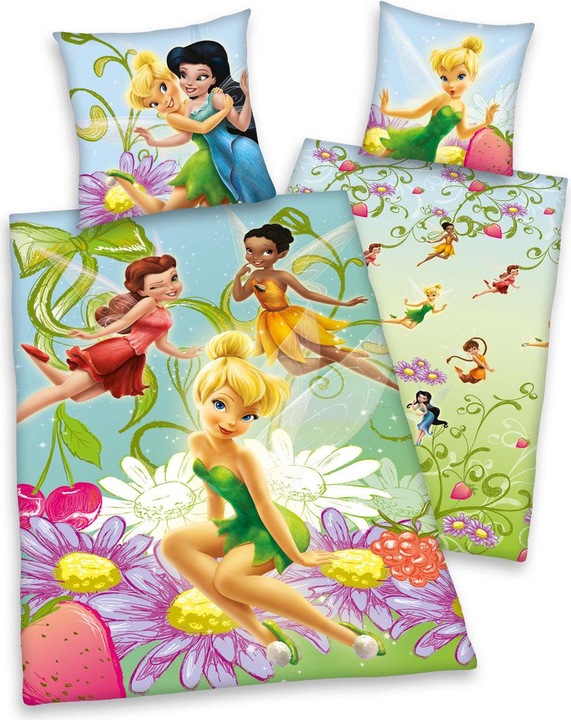 Herding Disney's Fairies (Bedding set, 160 x 210 cm, 65 x 100 cm)