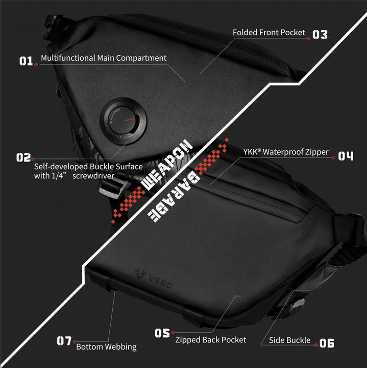 Productafbeelding VSGO Zwarte Snipe foto schoudertas (Camera schoudertas, 4 l)