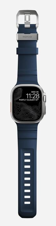 Actual product image Nomad Rocky Point Band 42/44/45/49mm Atlantic (Leather, Plastic, Titanium, Tyres)