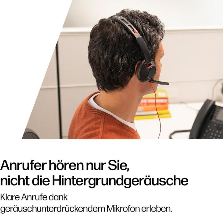 Actual product image Poly Blackwire 5220 Wired Headset (Cable, USB-A, Microsoft teams, Zoom)