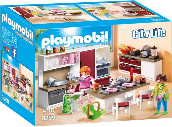 Actual product image Playmobil Large family kitchen (9269, Playmobil City Life)