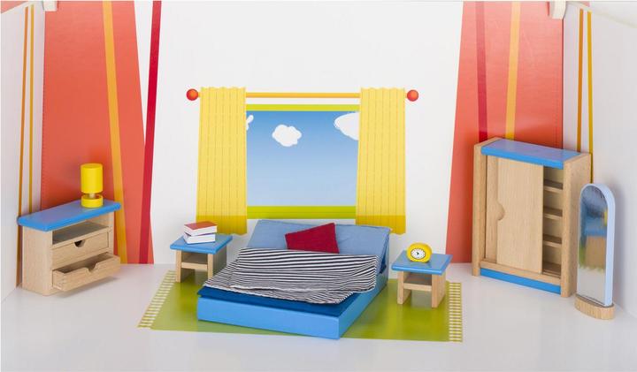 Produktbild Goki Puppe Haus Möbel Schlafzimmer