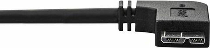 Actual product image StarTech 1m Slim Micro USB 3.0 cable left angled - USB 3.1 Gen 1 (5 Gbit/s) connection cable (1 m, USB 3.2 Gen 1)