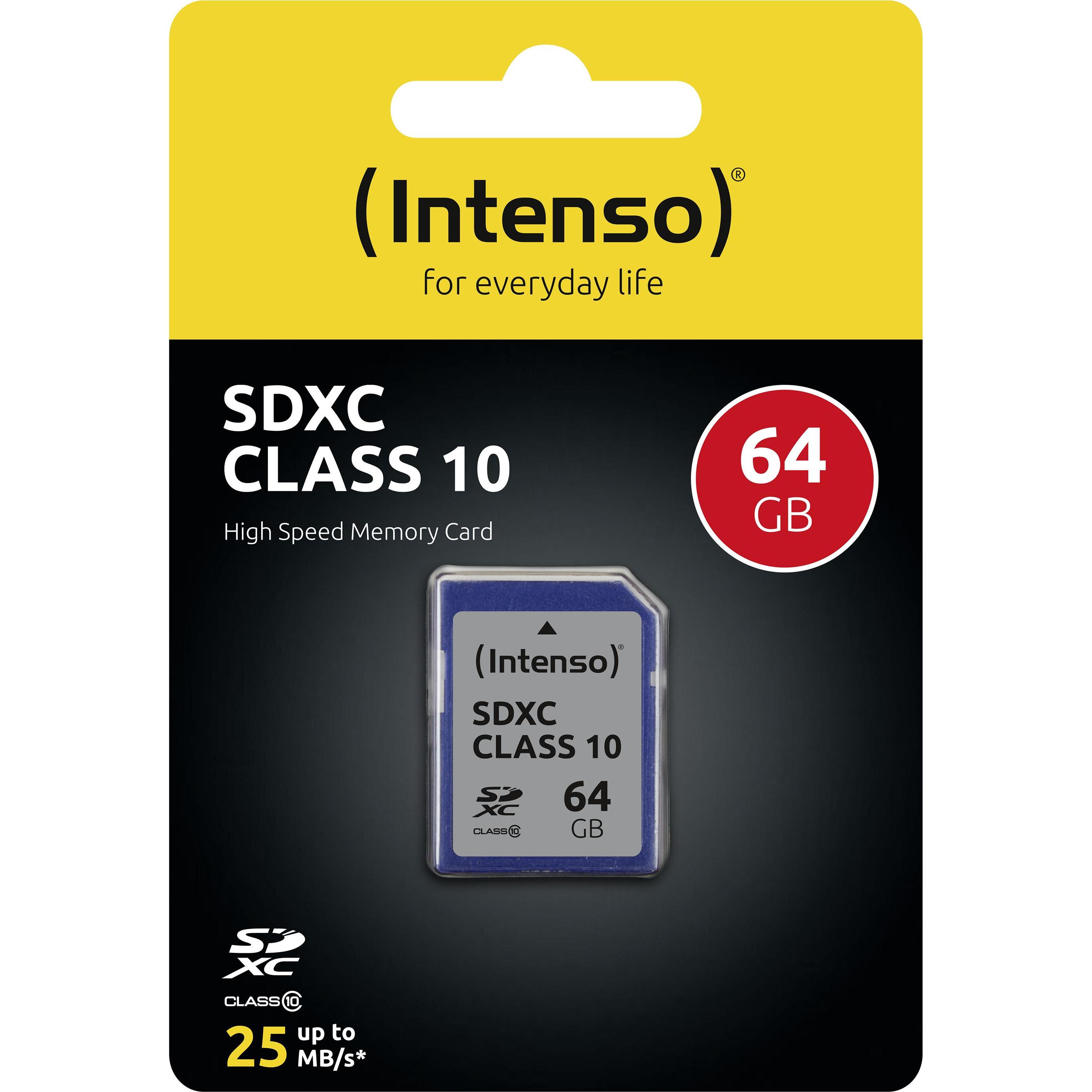 Thumbnail - Intenso Sdxc (64 GB, SDXC, U1), Speicherkarte, Blau