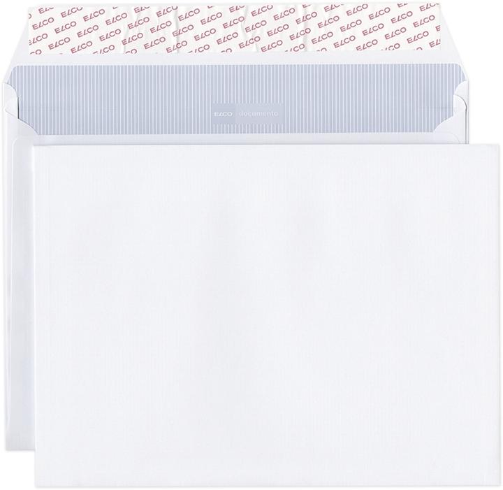Produktbild Elco Briefumschläge Documento mit Seitenfalten, weiss (C4, 200 x)
