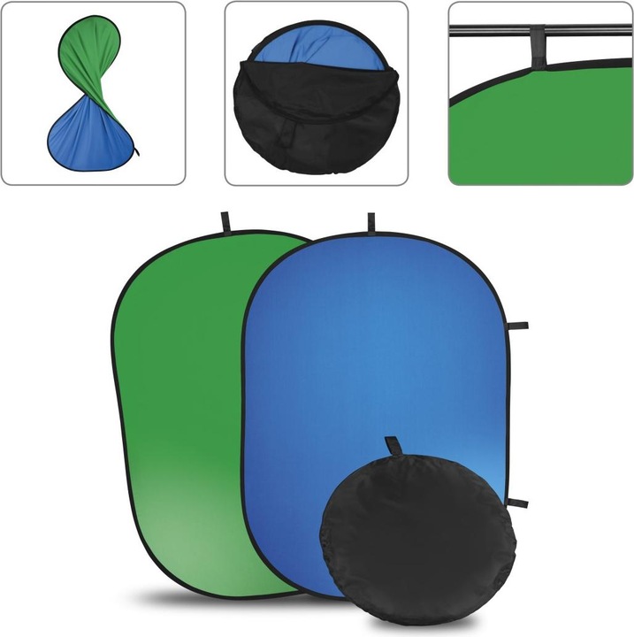 Produktbild Hama Falthintergrund 2in1 (150 cm, 200 cm)
