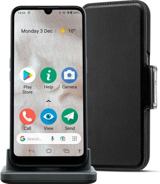 Actual product image Doro 8100 Plus without power supply unit (32 GB, Black, 6.10", Single SIM, 17 Mpx, 4G)