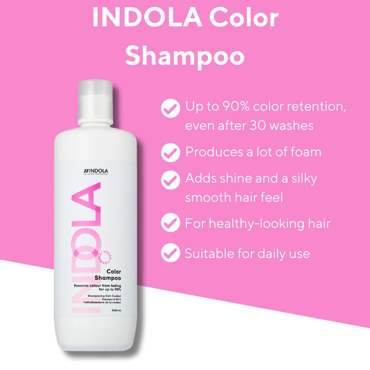 Produktbild Indola Color Shampoo 1000ml (1000 ml, Flüssiges Shampoo)