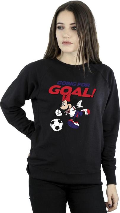Actual product image Disney Womens/Ladies Minnie Mouse Going For Goal Sweatshirt (XXL)