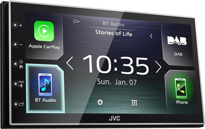 Actual product image JVC KW-M745DBT-ANT (Android car, Apple Carplay)