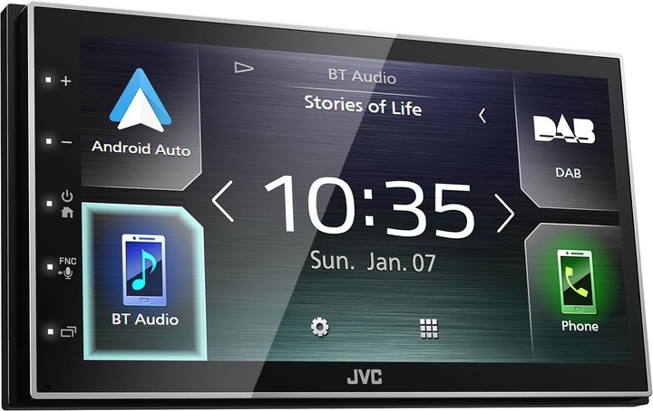 Actual product image JVC KW-M745DBT-ANT (Android car, Apple Carplay)