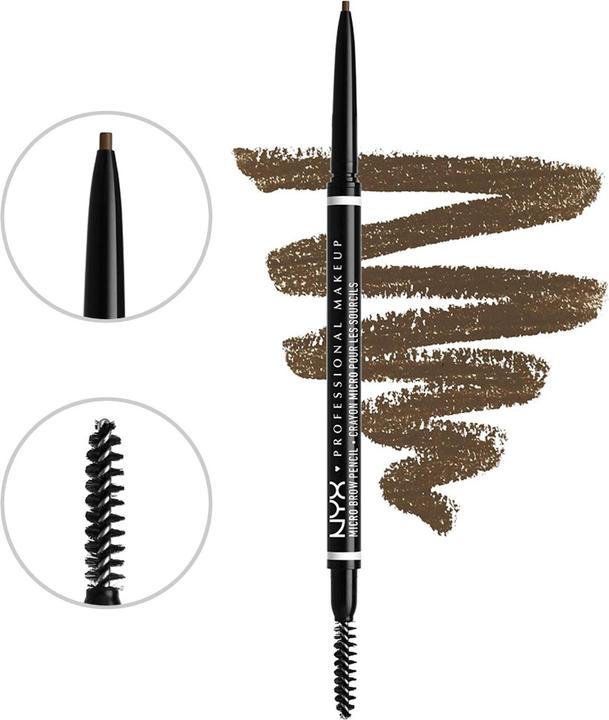 Actual product image NYX Professional Make-Up Micro Brow Pencil (Ash Brown)