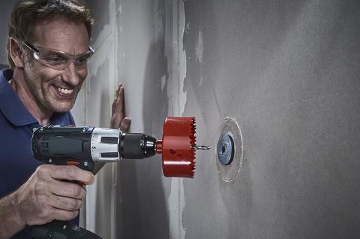 Actual product image wolfcraft 1 drilling aid Ø54-70mm (70 mm)