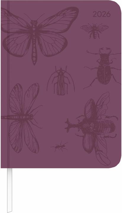 Produktbild Alpha Edition Lady Journal Deluxe Purple 2026 - Taschen-Kalender A6 (10,7x15,2 cm) - Tucson Einband - mit (A6, 1 Woche / 2 Seiten)
