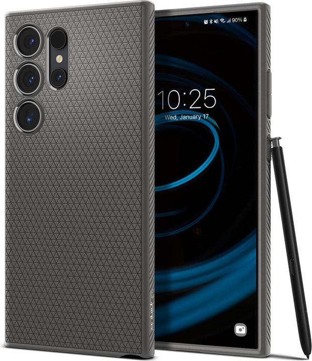 Actual product image Spigen Liquid Air S928 szary/marble grey ACS07448 (Samsung Galaxy S24 Ultra)