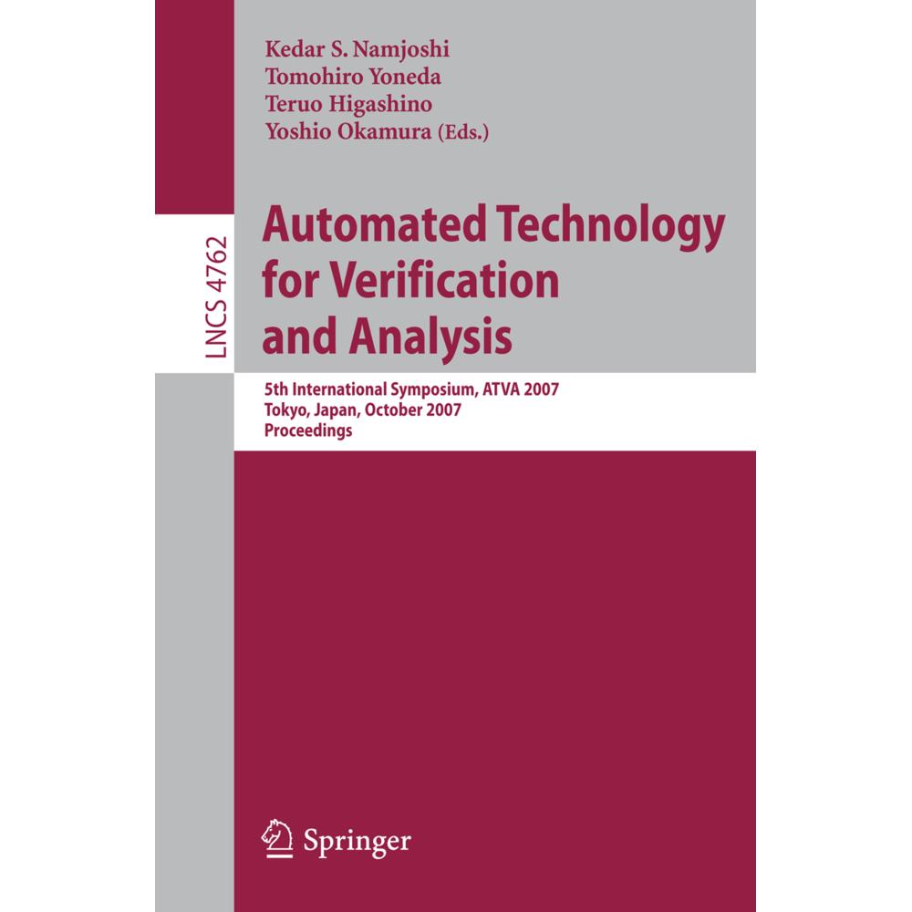 Automated Technology for Verification and Analysis, Fachbücher von Teruo Higashino, Kedar Namjoshi, Tomohiro Yoneda, Yos...