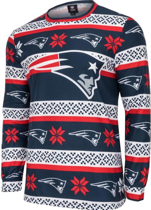 Produktbild Foco NFL Winter XMAS Pyjama Schlafanzug New England Patriots - L (L)