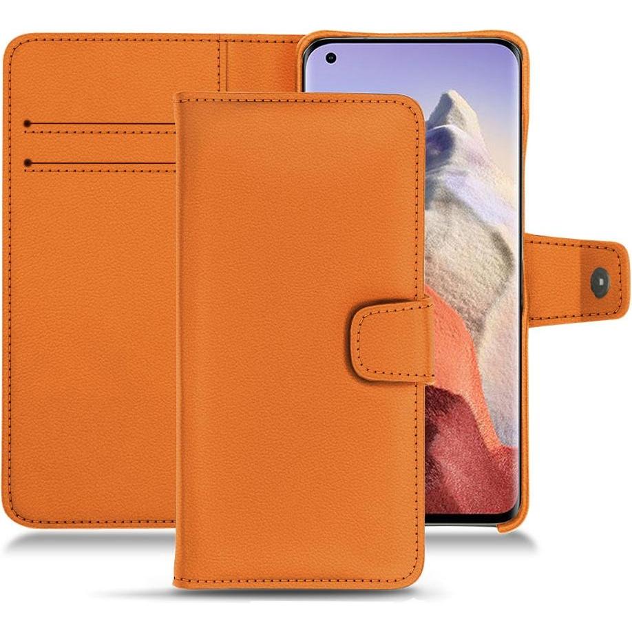 Thumbnail - Noreve Lederschutzhülle Wallet (Xiaomi Mi 11 Ultra), Smartphone Hülle, Orange